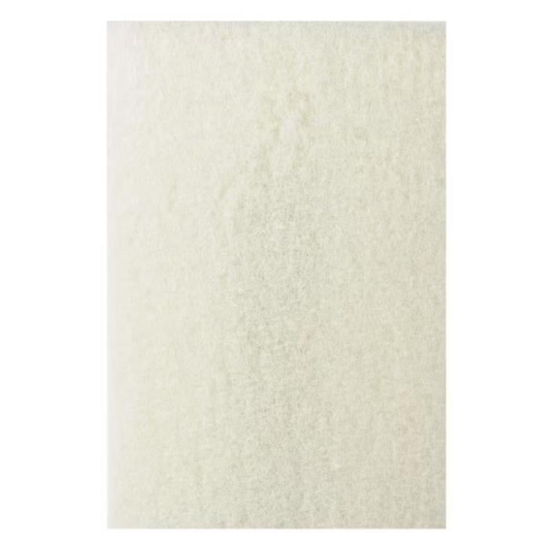 Gator 12 in. D Non-Woven Natural/Polyester Fiber Cleaner Floor Pad White, Pack of 5