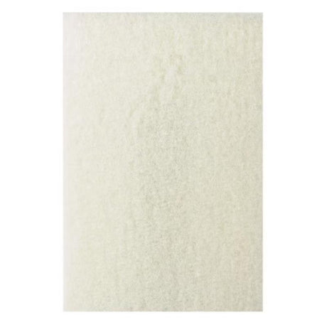 Gator 12 in. D Non-Woven Natural/Polyester Fiber Cleaner Floor Pad White, Pack of 5