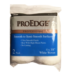 Linzer ProEdge Woven 4 in. W X 3/8 in. Trim Paint Roller Cover 2 pk, Pack of 6