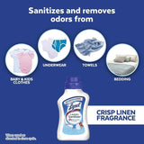 Lysol Crisp Linen Scent Fabric Sanitizer Liquid 41 oz 1 pk, Pack of 6