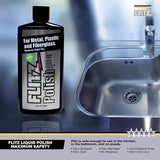 Flitz No Scent Metal Polish 3.4 oz Liquid
