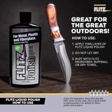 Flitz No Scent Metal Polish 3.4 oz Liquid
