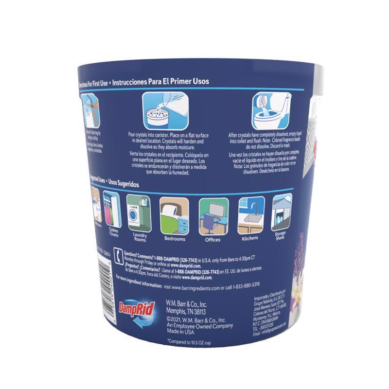 DampRid Moisture Absorber Lavender Vanilla Scent 11 oz, Pack of 4