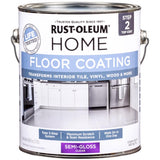 Rust-Oleum Home Top Coat Semi-Gloss Clear Floor Paint 1 gal, Pack of 2