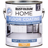 Rust-Oleum Home Clear Coat Matte Floor Coating Step2 1 gal, Pack of 2