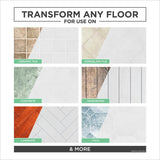 Rust-Oleum Home Clear Coat Matte Floor Coating Step2 1 gal, Pack of 2