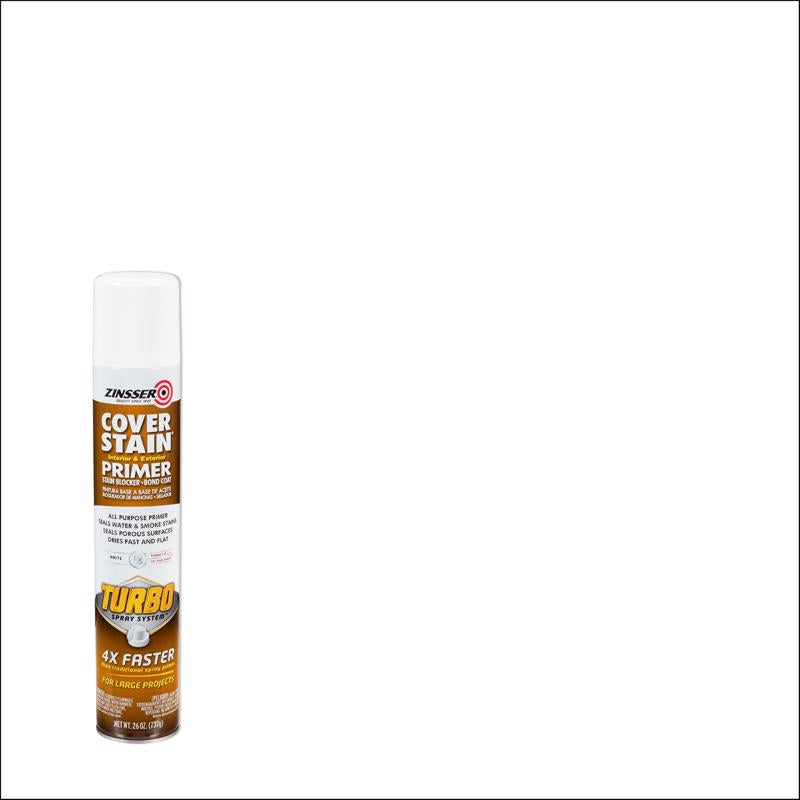 Zinsser 352066 Primer, White, 26 oz, Aerosol Can, Pack of 6