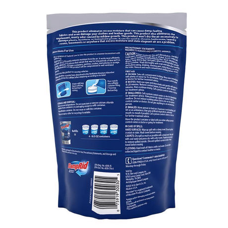DampRid Moisture Absorber Refill No Scent 42 oz, Pack of 3