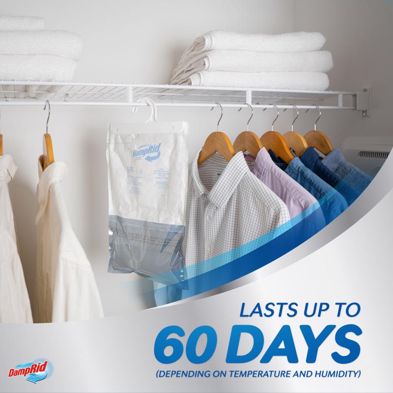 DampRid Hanging Moisture Absorber Lavender Vanilla Scent 15.4 oz, Pack of 6