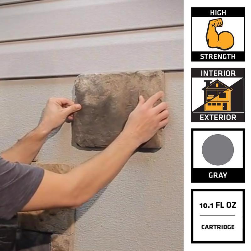 Sika Ultimate Grab Polyurethane Construction Adhesive 10.1 oz, Pack of 12