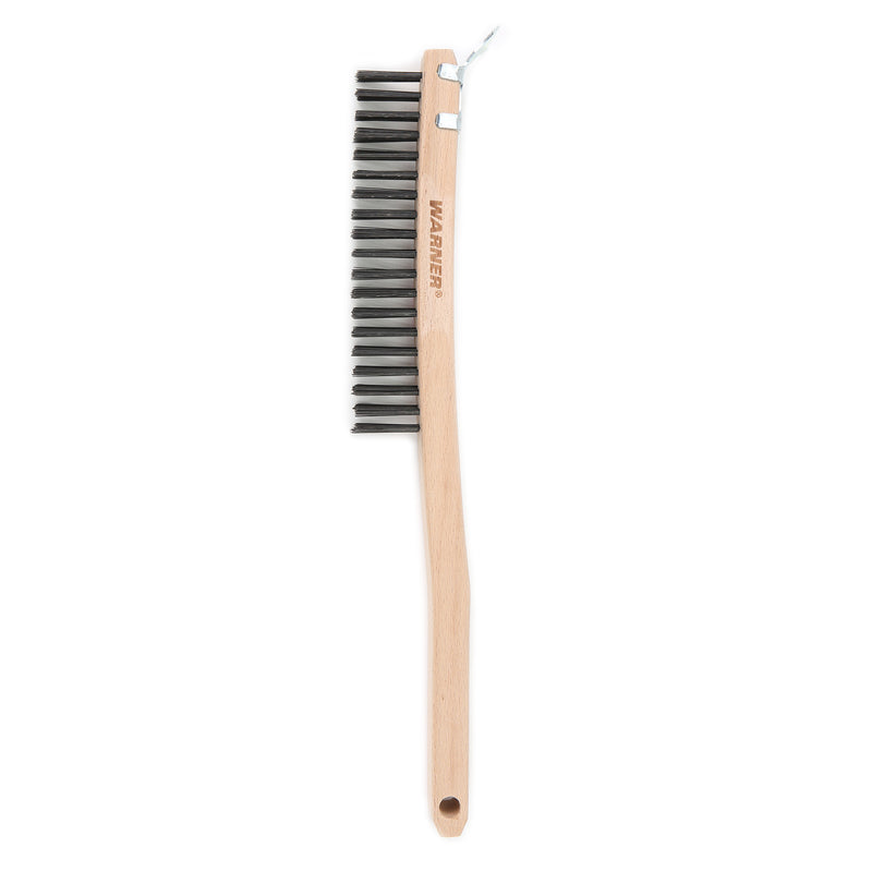 Warner 15 in. L Carbon Steel Wire Brush with Scraper, Pack of 6