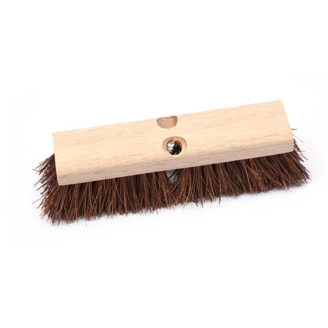 Harper 10 in. W Stiff Bristle Wood Handle Deck Brush