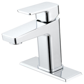 Boston Harbor FS6A0215CP Lavatory Faucet, 1.2 gpm, 1-Handle, 1, 3-Faucet Hole, Metal/Plastic, Chrome Plated