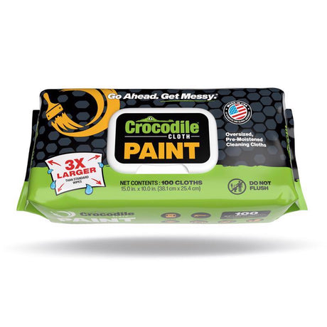 Crocodile Cloth 10 in. W X 15 in. L White Paint Cleaning Cloth, Pack of 6