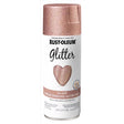 Rust-Oleum Specialty Glitter Rose Gold Spray Paint 10.25 oz, Pack of 4