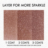 Rust-Oleum Specialty Glitter Rose Gold Spray Paint 10.25 oz, Pack of 4