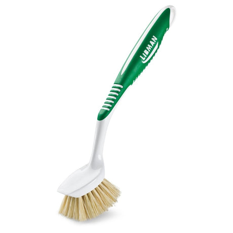Libman 2.25 in. W Soft/Medium Bristle 8 in. Rubber Handle Vegetable Brush, Pack of 12