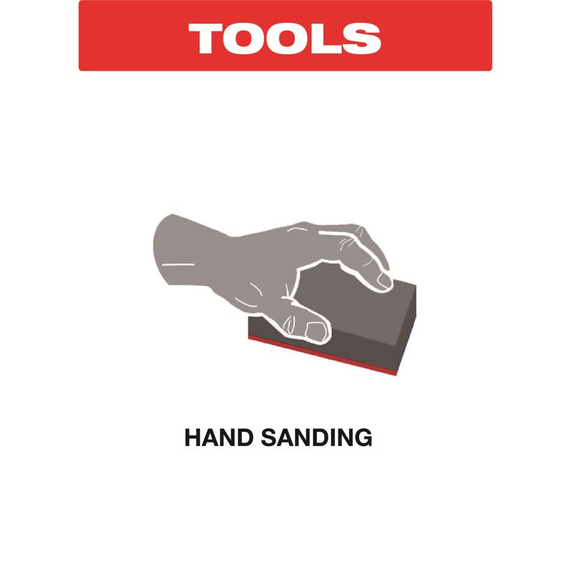 Diablo Reusable 5 in. L X 2-3/4 in. W Wet/Dry Hand Sanding Pad