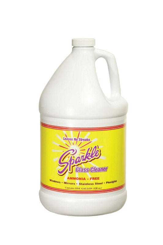 Sparkle Original Scent No-Streak Glass Cleaner 1 gal Liquid, Pack of 4