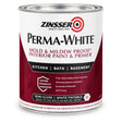 Zinsser Perma-White Semi-Gloss White Water-Based Mold and Mildew-Proof Paint Interior 1 qt