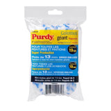 Purdy Colossus Polyamide Fabric 4-1/2 in. W X 1/2 in. Jumbo Mini Paint Roller Cover 2 pk, Pack of 6