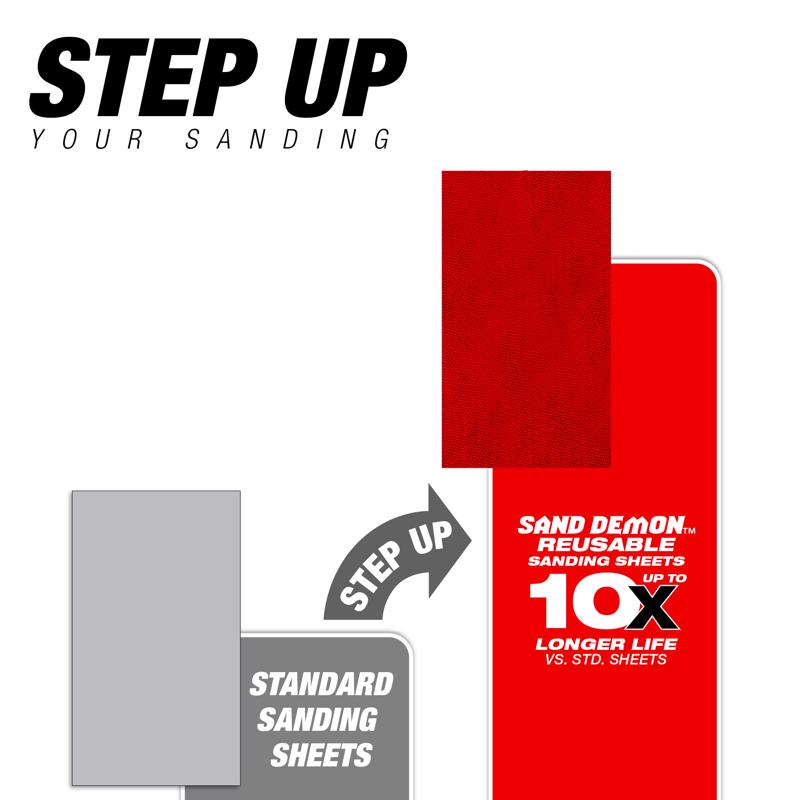 Diablo SandNet 5 in. L X 2-3/4 in. W 320 Grit Ultra Fine Block Hand Sanding Pad