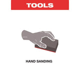 Diablo SandNet 5 in. L X 2-3/4 in. W 220 Grit Ultra Fine Block Hand Sanding Pad