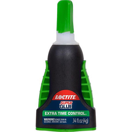 Loctite Extra Time Control High Strength Cyanoacrylate Clear Super Glue 4 gm, Pack of 6