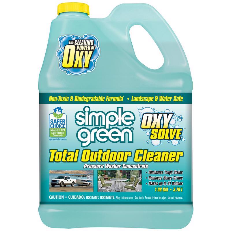 Simple Green Oxy Solve Non-Scented Scent Concentrated Multi-Surface Cleaner Liquid 1 gal, Pack of 4