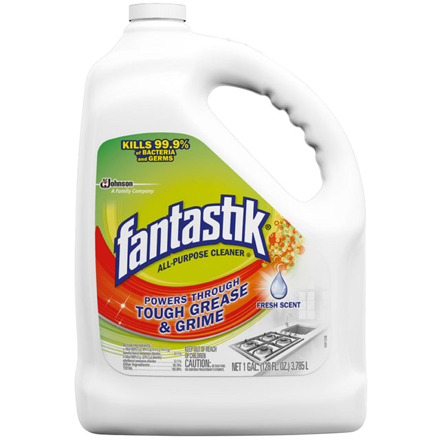 Fantastik Fresh Scent All Purpose Cleaner Liquid 1 gal, Pack of 4