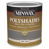 Minwax Polyshades Semi-Transparent Satin Slate Oil-Based Stain/Polyurethane Finish 1 qt, Pack of 4