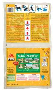 Sika 483503 Fence Post Mix, Pack of 10
