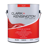 Clark+Kensington Flat Black House & Trim Paint & Primer Exterior 1 gal, Pack of 2