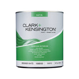 Clark+Kensington Satin Designer White House & Trim Paint & Primer Exterior 1 qt, Pack of 4
