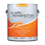 Clark+Kensington Semi-Gloss Black House & Trim Paint & Primer Exterior 1 gal, Pack of 2