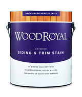 Ace Wood Royal Solid Tintable Flat Ultra White Base Acrylic Latex Siding and Trim Stain 1 gal, Pack of 4