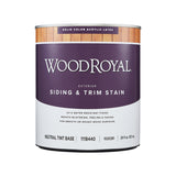 Ace Wood Royal Solid Tintable Flat Tint Base Neutral Base Acrylic Latex Siding and Trim Stain 1 qt, Pack of 4