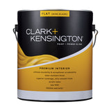 Clark+Kensington Flat Tint Base Ultra White Base Paint + Primer Interior 1 gal, Pack of 4