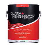 Clark+Kensington Flat Black Premium Paint Interior 1 gal, Pack of 2