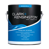 Clark+Kensington Eggshell Tint Base Ultra White Base Paint + Primer Interior 1 gal, Pack of 4