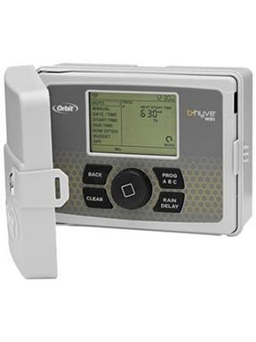 Orbit 57946 Sprinkler Timer, 6 -Zone, 4 hr Time Setting, LCD Display, Wall Mounting, Gray