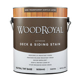 Ace Wood Royal Semi-Transparent Tintable Neutral Base Acrylic Latex Deck and Siding Stain 1 gal, Pack of 4