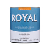 Royal Semi-Gloss Tint Base Ultra White Base Paint Interior 1 qt, Pack of 4