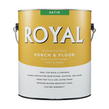 Royal Satin Ultra White Base Porch and Floor Paint+Primer 1 gal, Pack of 4