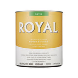 Royal Satin Neutral Base Porch & Floor Paint 1 qt, Pack of 4