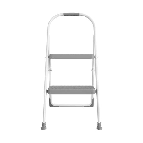 Cosco 37.09 in. H X 16.77 in. W X 2.83 in. D 225 lb. capacity 2 step Steel Folding Step Stool