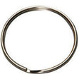 2GO KB112 Key Ring, Split Ring, 3 in Ring, Nickel-Plated