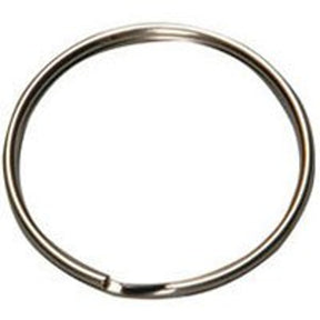 2GO KB112 Key Ring, Split Ring, 3 in Ring, Nickel-Plated