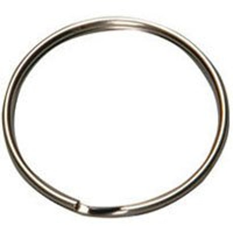 2GO KB112 Key Ring, Split Ring, 3 in Ring, Nickel-Plated
