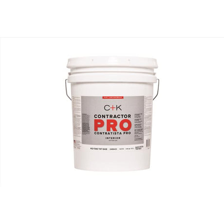 C+K Contractor Pro Flat Tint Base Mid-Tone Base Paint Interior 5 gal